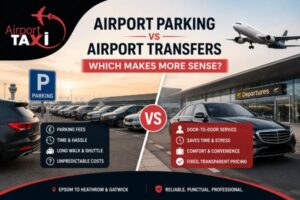 Airport parking vs airport transfers