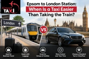 Epsom to London taxi