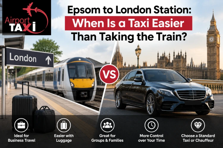 Epsom to London taxi