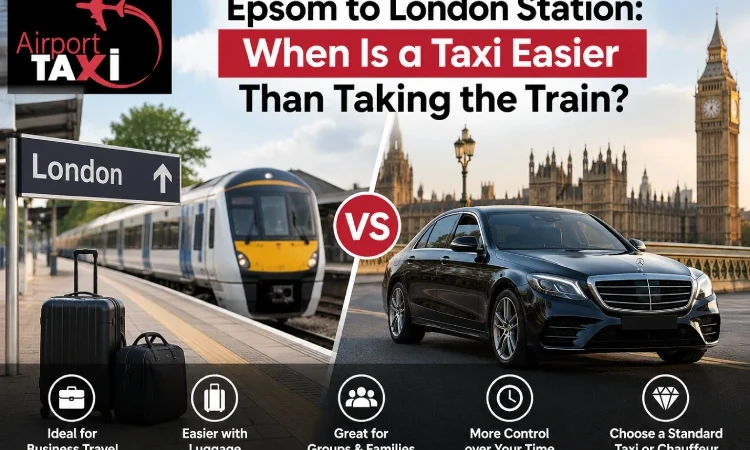 Epsom to London taxi