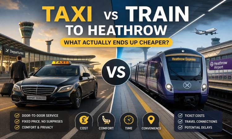 taxi vs train to Heathrow